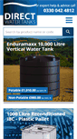 Mobile Screenshot of directwatertanks.co.uk